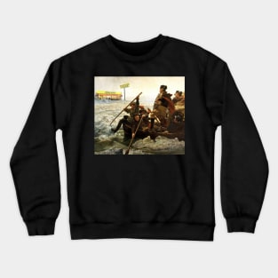 Waffle House Washington Crossing Delaware Crewneck Sweatshirt